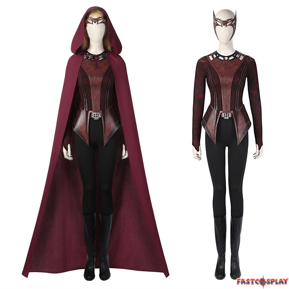 Multiverse of Madness Scarlet Witch Costume Wanda Maximoff Upgraded Suit