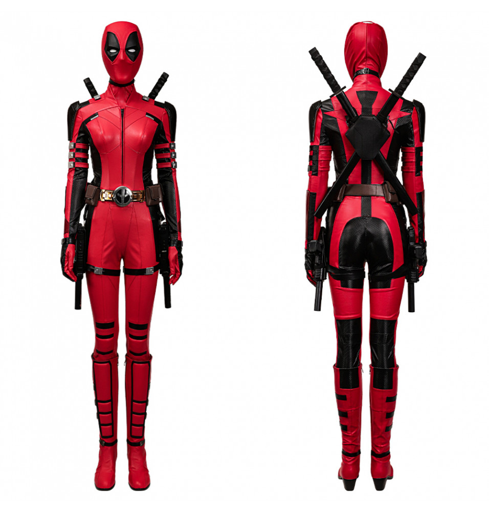 Deadpool 3 Lady Deadpool Cosplay Costume Deluxe Version