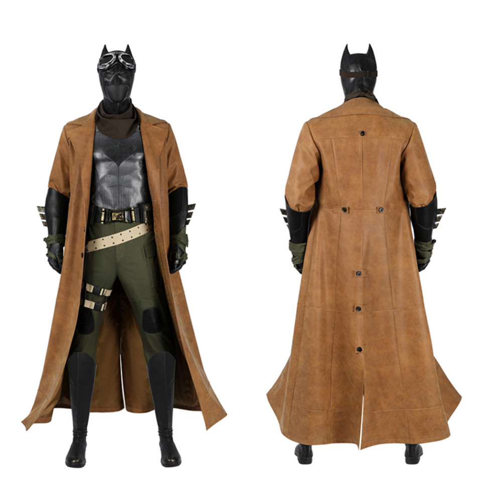 Justice League Nightmare Batman Bruce Wayne Cosplay Costume