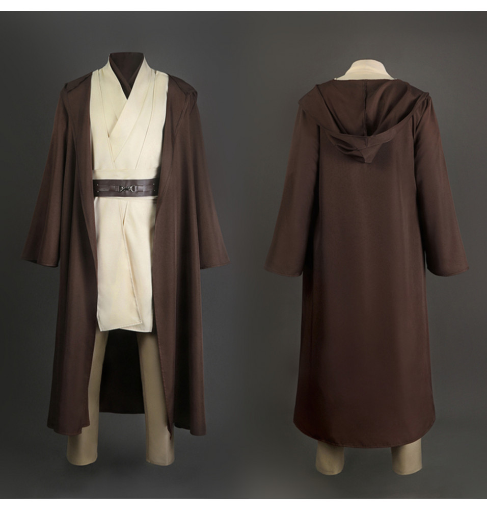 Star Wars Revenge of The Sith Obi-Wan Kenobi Cosplay Costume Economical Version