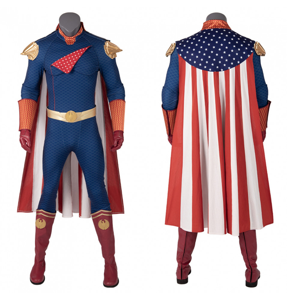 The Boys Season 1 Homelander Cosplay Costume Deluxe Version